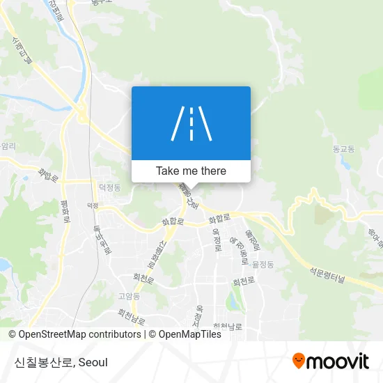 신칠봉산로 map