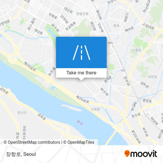 장항로 map