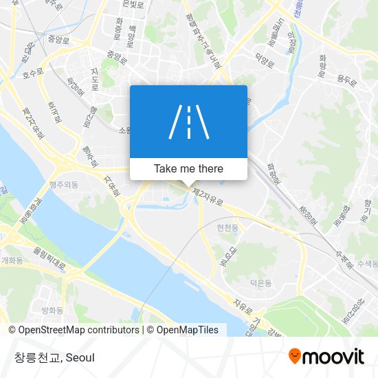 창릉천교 map