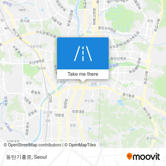 동탄기흥로 map