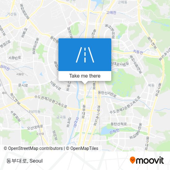 동부대로 map