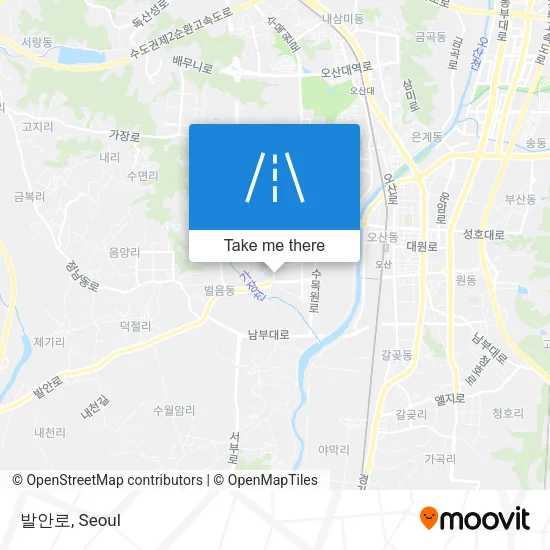 발안로 map