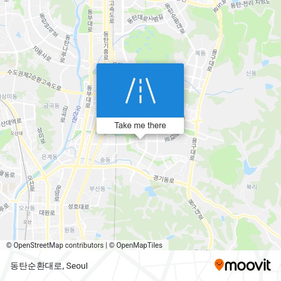 동탄순환대로 map
