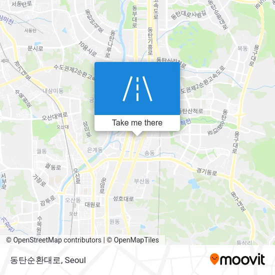 동탄순환대로 map