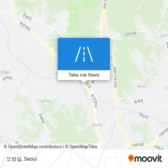 오방길 map