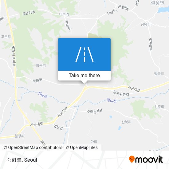 죽화로 map