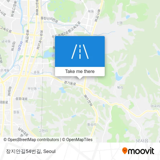 장지안길54번길 map