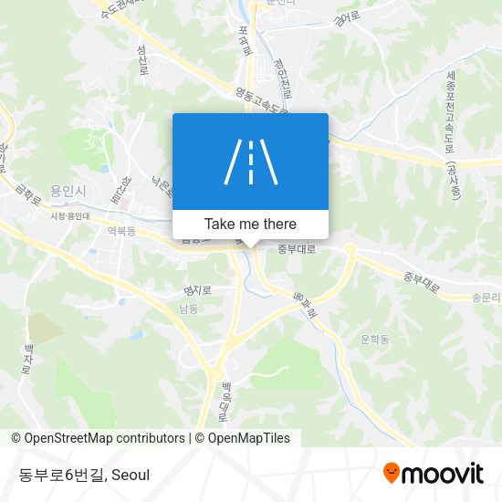 동부로6번길 map