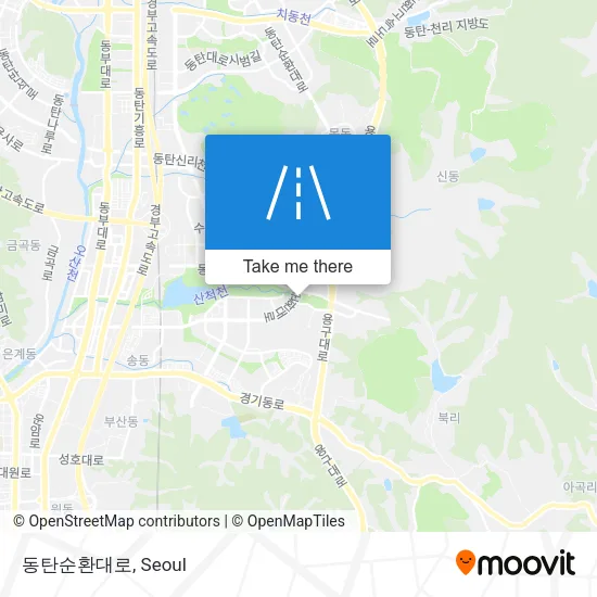 동탄순환대로 map