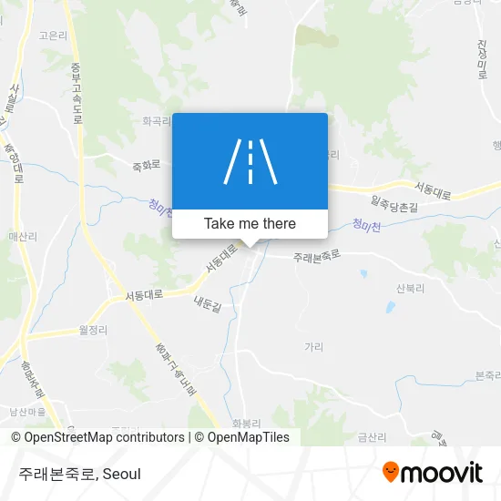 주래본죽로 map