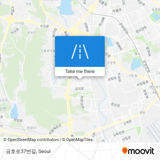 금호로37번길 map