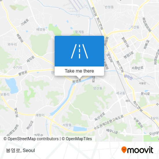 봉영로 map