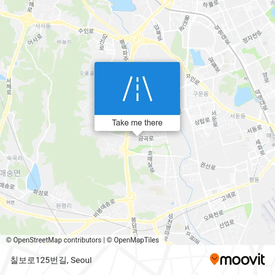 칠보로125번길 map
