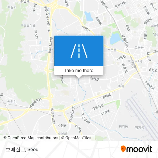 호매실교 map