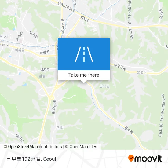 동부로192번길 map
