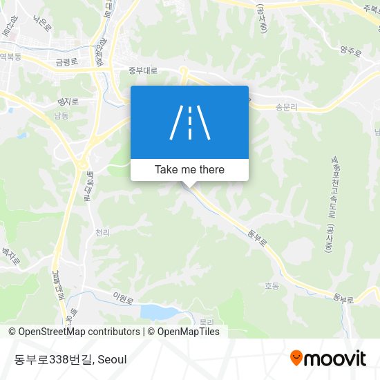 동부로338번길 map