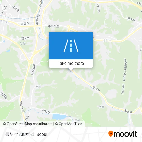 동부로338번길 map