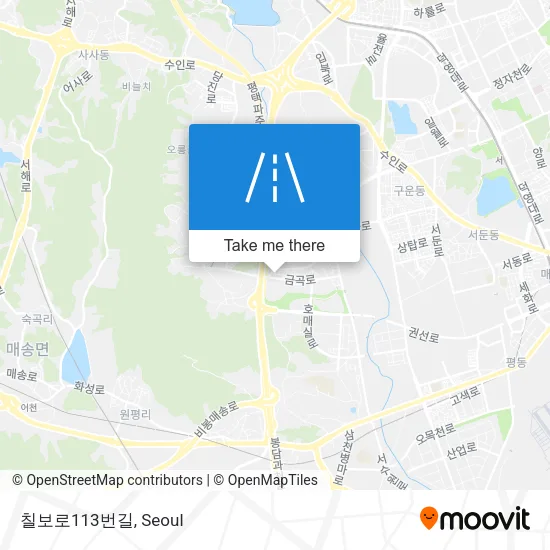 칠보로113번길 map