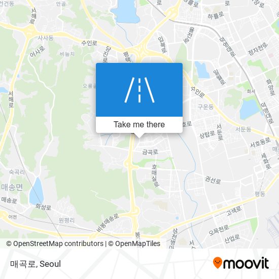 매곡로 map