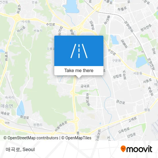 매곡로 map