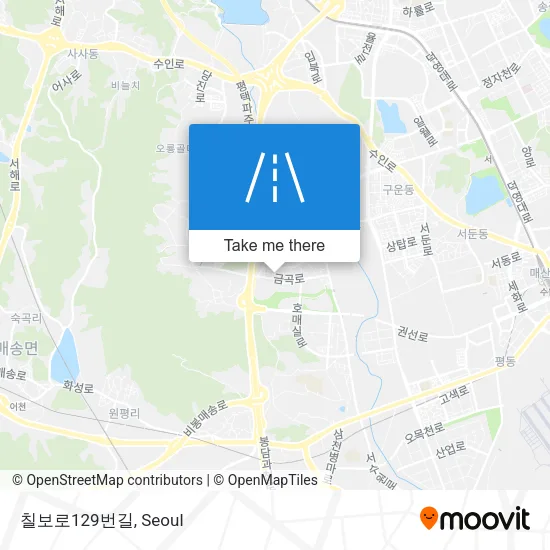칠보로129번길 map
