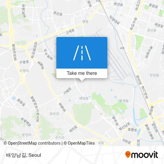 배양남길 map
