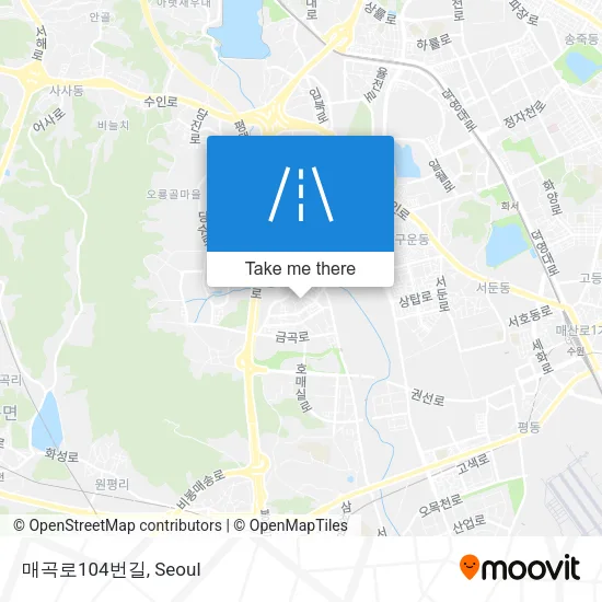 매곡로104번길 map