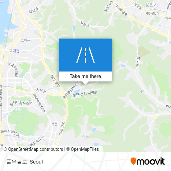 풀무골로 map