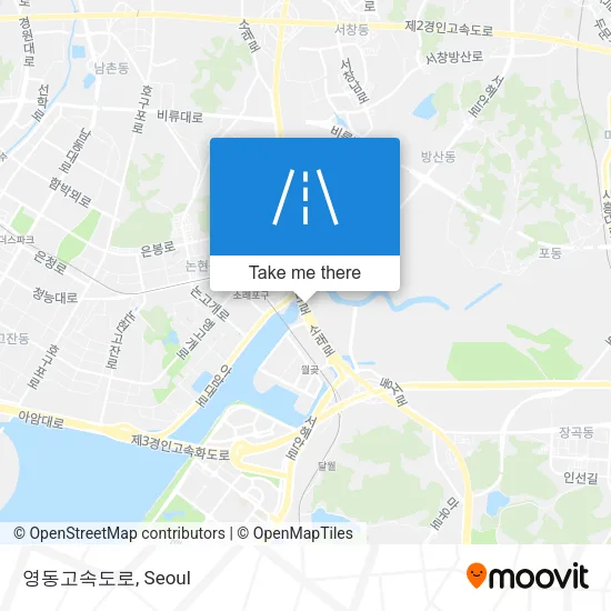 영동고속도로 map