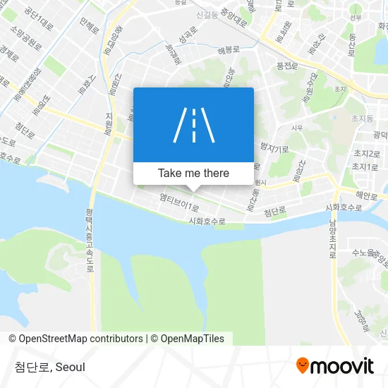 첨단로 map