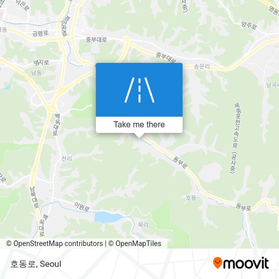 호동로 map