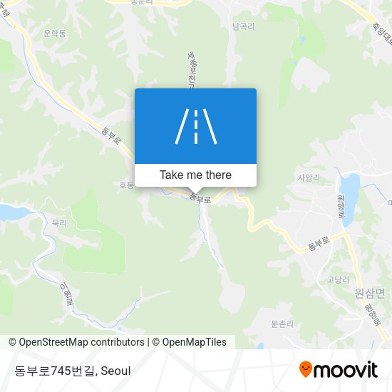 동부로745번길 map