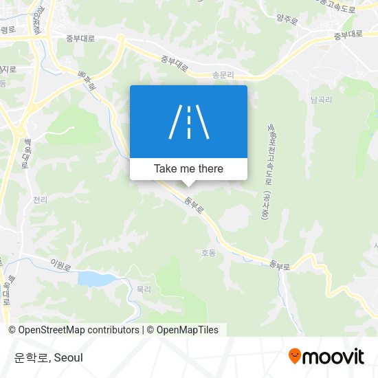 운학로 map