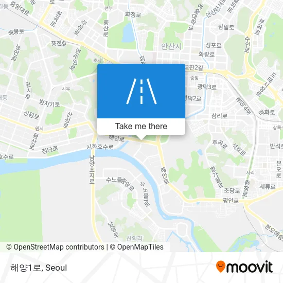 해양1로 map