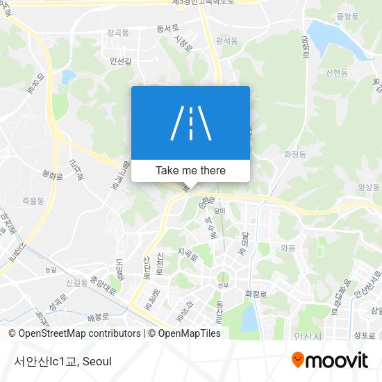 서안산Ic1교 map