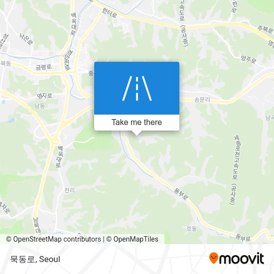 묵동로 map