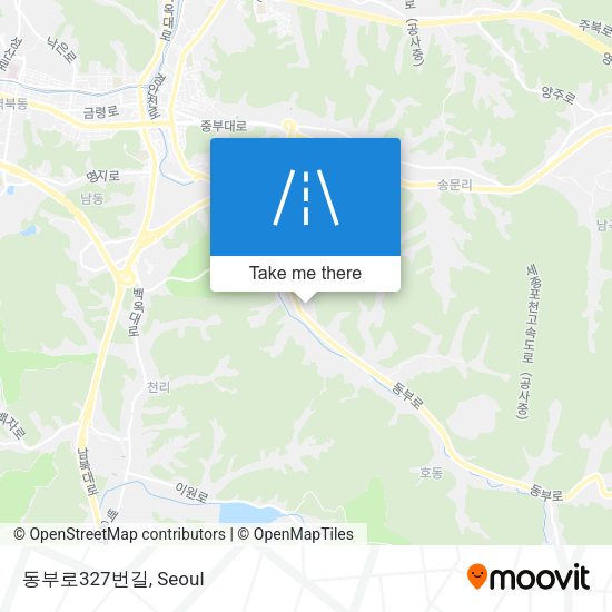 동부로327번길 map