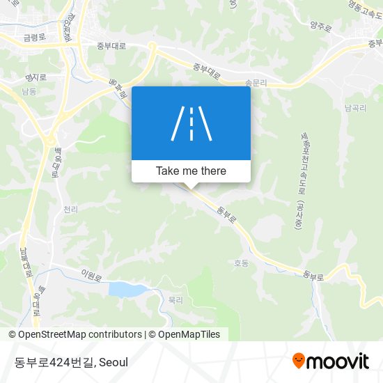 동부로424번길 map