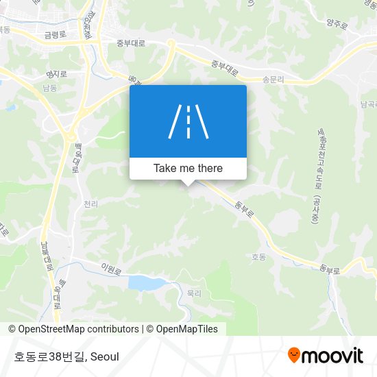 호동로38번길 map