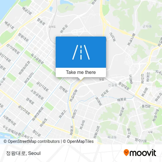 정왕대로 map