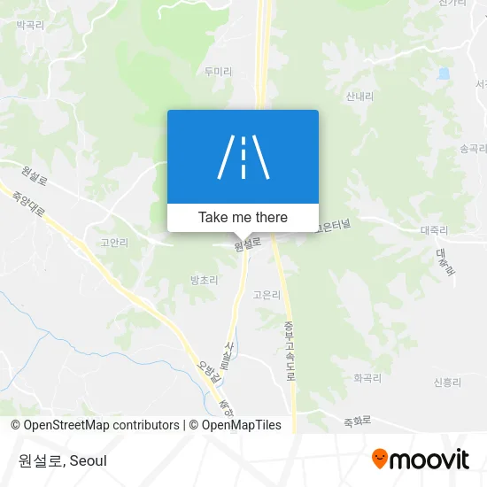 원설로 map