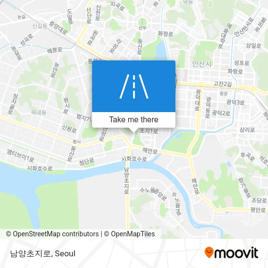 남양초지로 map