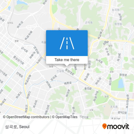 성곡로 map