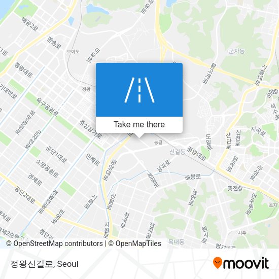 정왕신길로 map