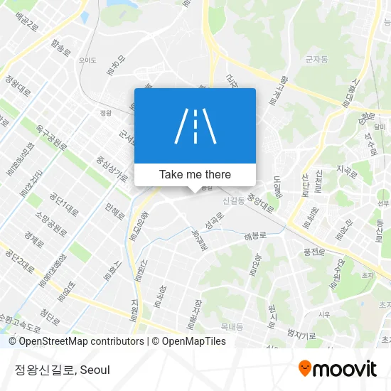 정왕신길로 map