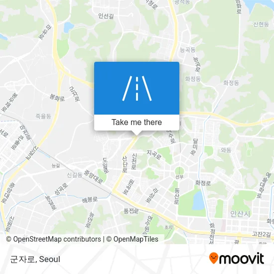 군자로 map