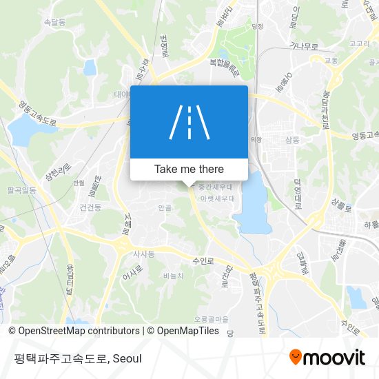 평택파주고속도로 map