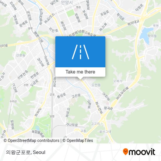의왕군포로 map