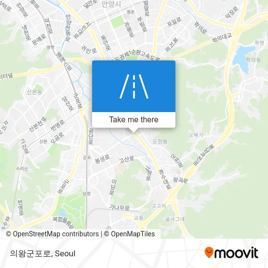 의왕군포로 map