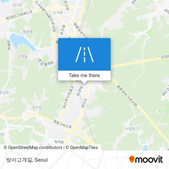 방아고개길 map
